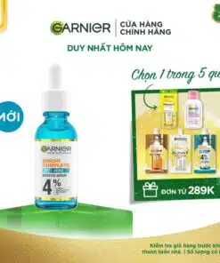 Dưỡng Chất Cho Da Dầu Mụn Garnier Bright Complete Anti-Acnes Booster Serum 4%