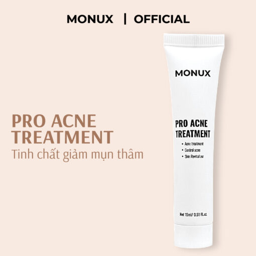 Tinh Chất Giảm Mụn Thâm Monux Pro Acne Treatment 15g