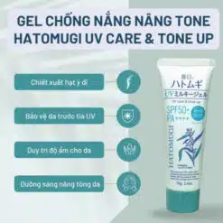 Kem chống nắng Reihaku Hatomugi SPF50+ PA+nâng tone dưỡng ẩm