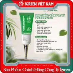 Kem Chống Nắng Thuần Chay Igreen, SPF50+