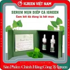 Serum Diếp Cá IGREEN, Giải Pháp Tự Nhiên Cho Da Mụn và Da Nhờn