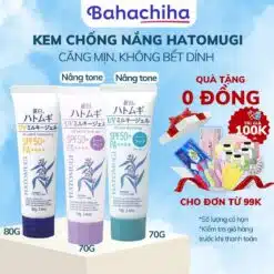 Kem chống nắng Reihaku Hatomugi SPF50+ PA+nâng tone dưỡng ẩm