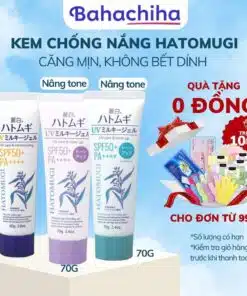 Kem chống nắng Reihaku Hatomugi SPF50+ PA+nâng tone dưỡng ẩm