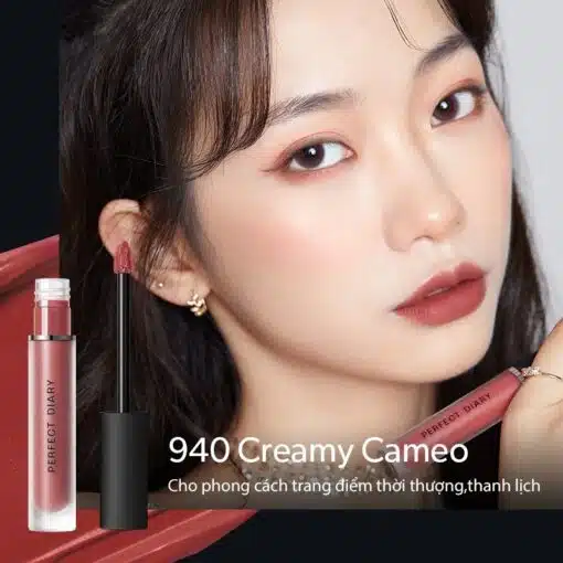 Son Kem Perfect Diary DreamMatte - Màu Lì Siêu Mịn, Lâu Trôi Cao Cấp