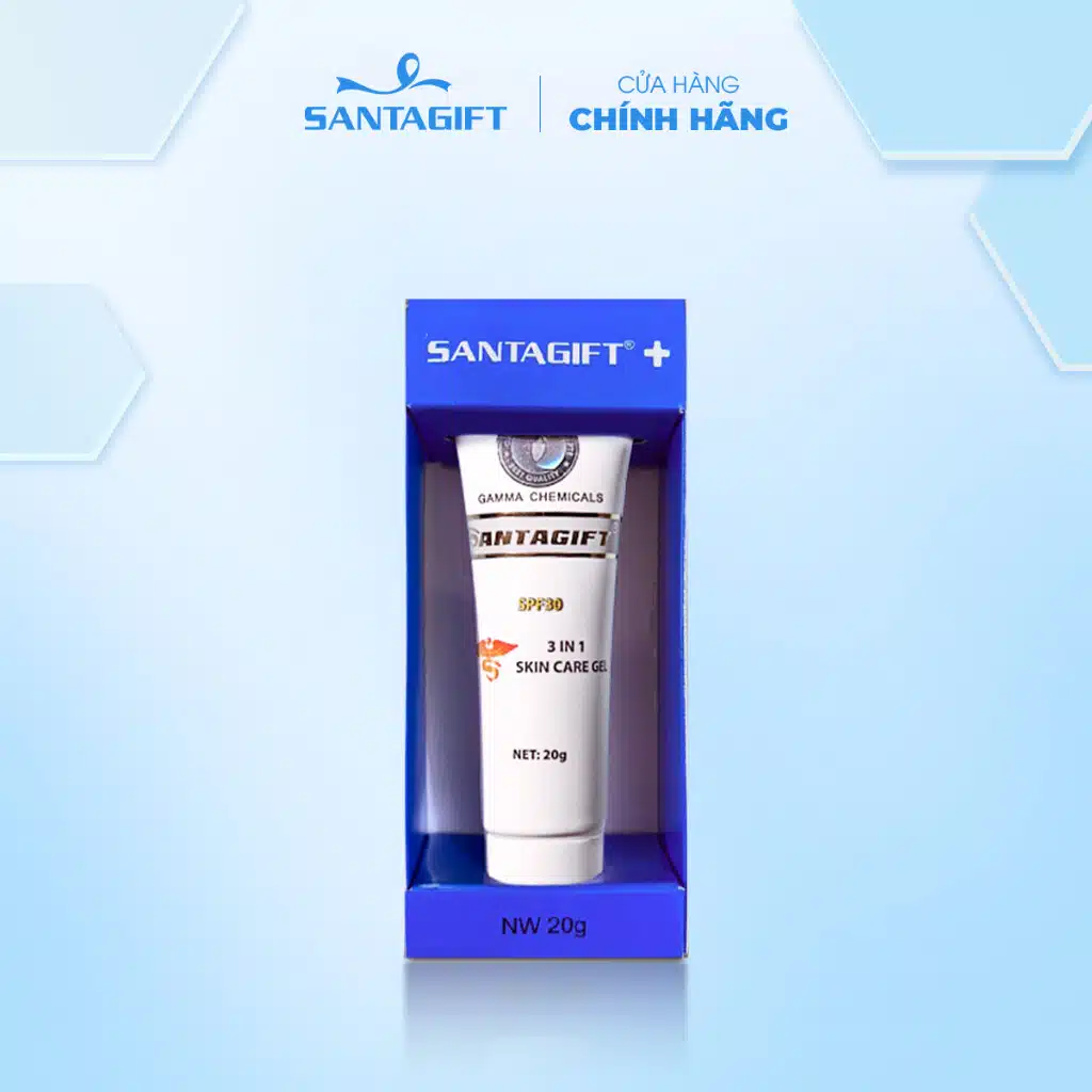 Gel Giảm Mụn và Thâm Gamma SANTAGIFT - Dành Riêng Cho Da Nhạy Cảm, Dễ Bị Thâm Mụn 1 Gel Giảm Mụn và Thâm Gamma SANTAGIFT