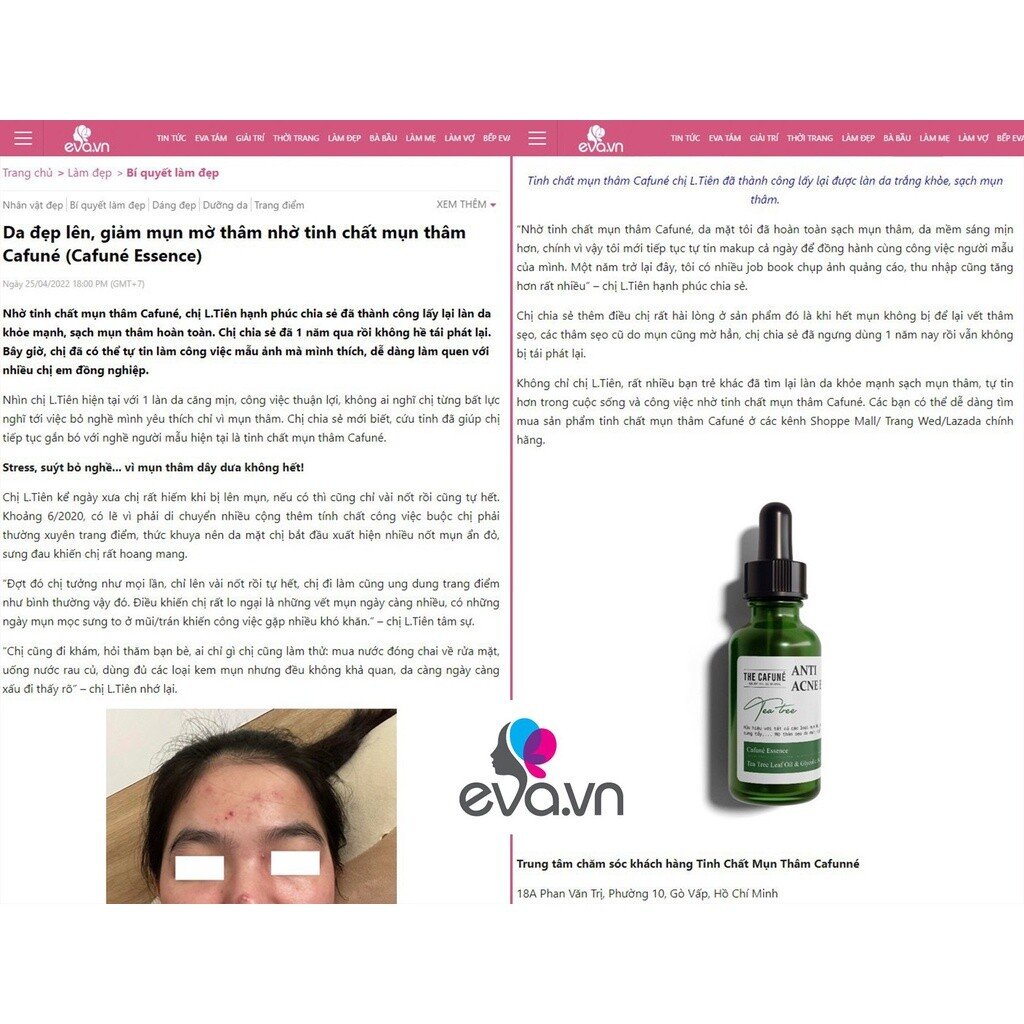 Tinh Chất Chấm Mụn Mờ Thâm Cafuné Essence - Thành Phần Serum AHA Tràm Trà Đánh Bay 7 Loại Mụn Thâm 5 Tinh Chất Chấm Mụn Mờ Thâm, Cafuné Essence, Thành Phần Serum AHA, Tràm Trà, Đánh Bay 7 Loại Mụn Thâm,