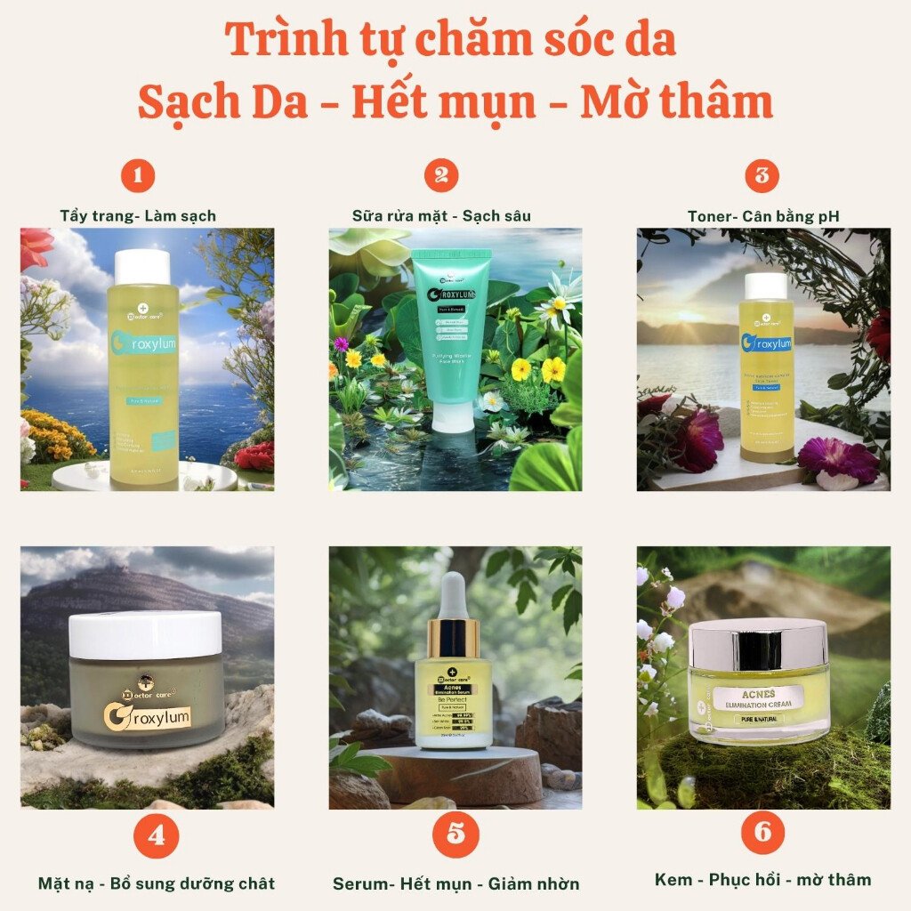 Bộ giảm Mụn ẩn Mụn đầu đen Mụn thâm Doctor Care 20ml (serum+ kem) 9 images upload woo2F65b6601a1c6992131222f6c828f78643