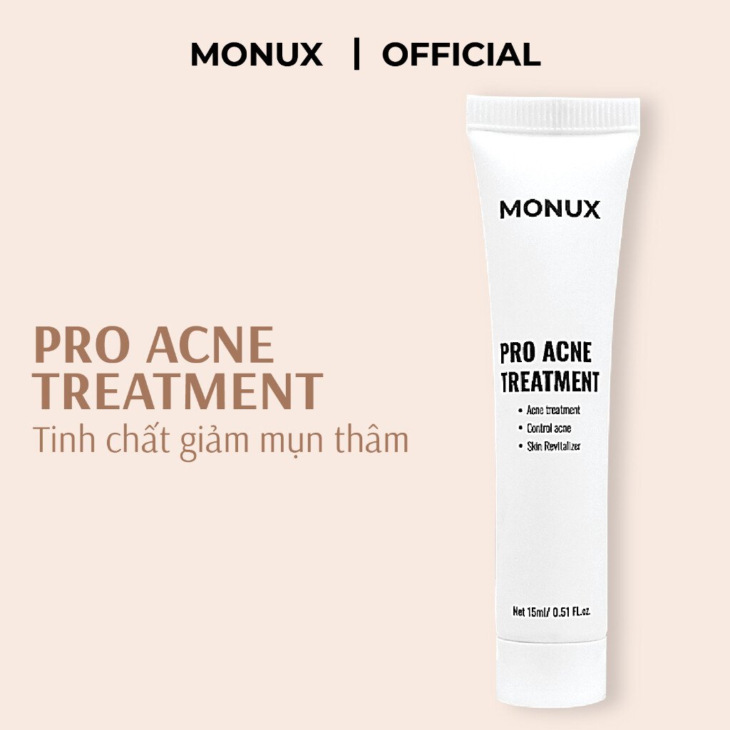 Tinh Chất Giảm Mụn Thâm Monux - Pro Acne Treatment 15g 1 Tinh Chất Giảm Mụn Thâm Monux Pro Acne Treatment 15g