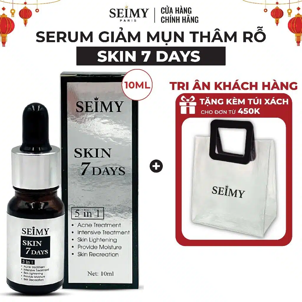 Serum Giảm Mụn Seimy Skin 7 Days 10ml 1 Serum Giảm Mụn Seimy