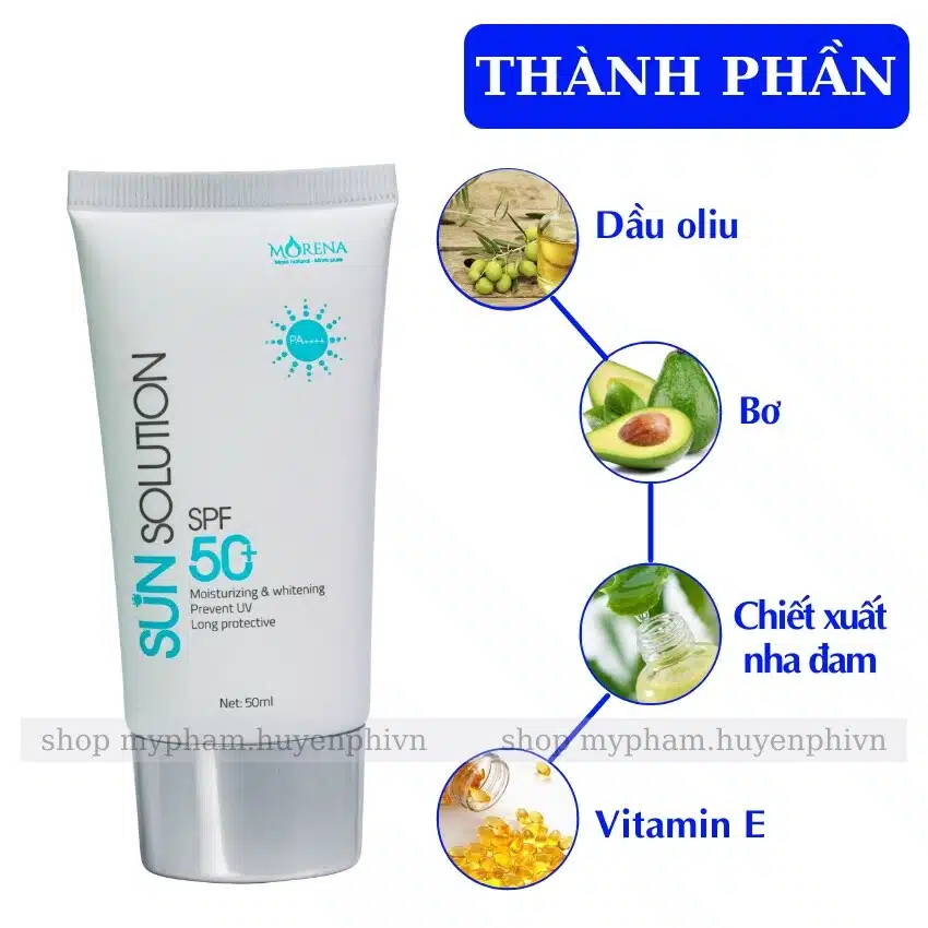 Kem Chống Nắng Morena Huyền Phi - Bảo Vệ Da, Nâng Tone, Thẩm Thấu Không Bết Rít 4 Kem Chống Nắng Morena Huyền Phi - Bảo Vệ Da, Nâng Tone, Thẩm Thấu Không Bết Rít