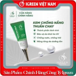 Kem Chống Nắng Thuần Chay Igreen SPF50+ 10 images upload woo2F06d6373900e5eb063c835029d1deaa4f