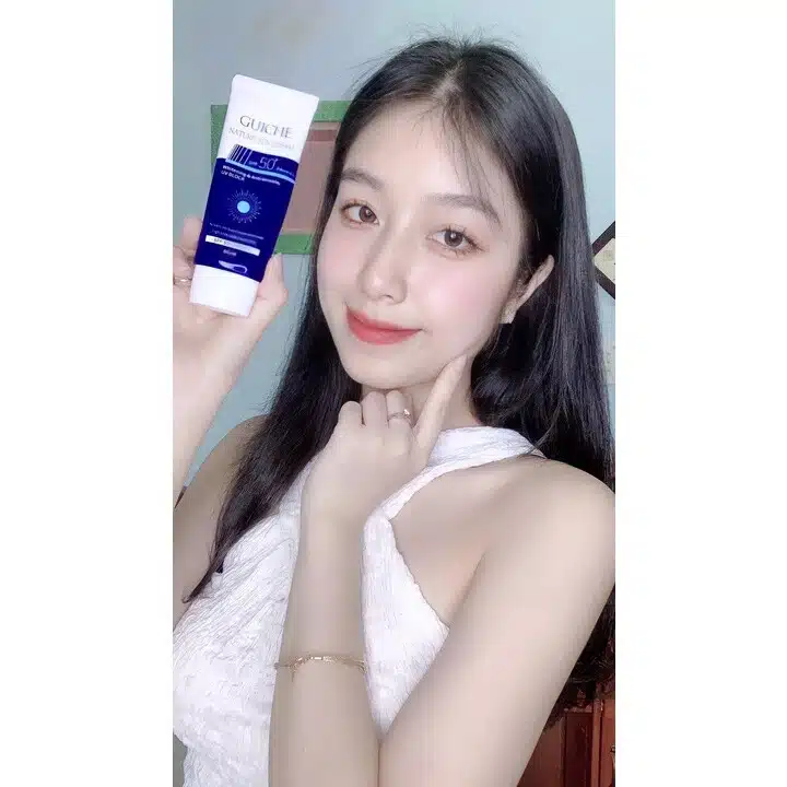Kem chống nắng phổ rộng, Guiche Nature Sun Cream, 60ML SPF 50+ PA - Bảo vệ da, Dưỡng ẩm, Chống lão hóa 5 Kem chống nắng phổ rộng Guiche Nature Sun Cream 60ML SPF 50+ PA