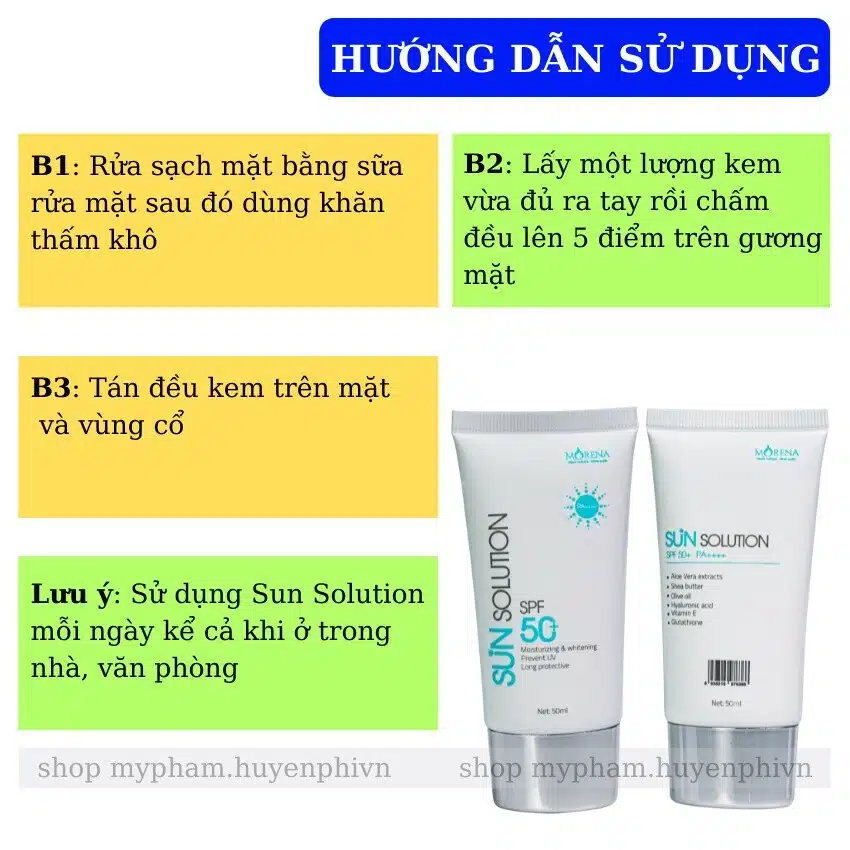 Kem Chống Nắng Morena Huyền Phi - Bảo Vệ Da, Nâng Tone, Thẩm Thấu Không Bết Rít 6 Kem Chống Nắng Morena Huyền Phi - Bảo Vệ Da, Nâng Tone, Thẩm Thấu Không Bết Rít