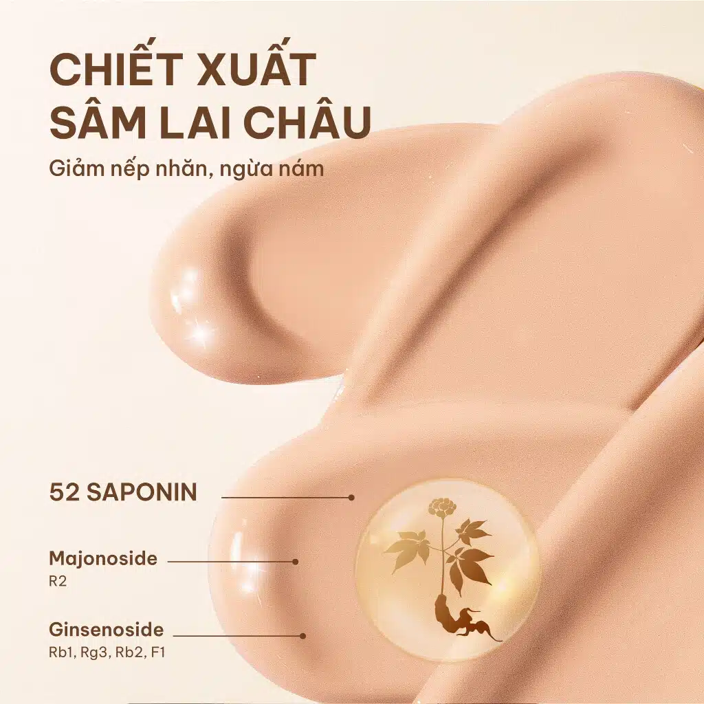 Kem Chống Nắng Cỏ Mềm Sâm1700 SPF50 PA+ 5 Kem Chống Nắng Cỏ Mềm, Sâm1700 SPF50 PA,++++