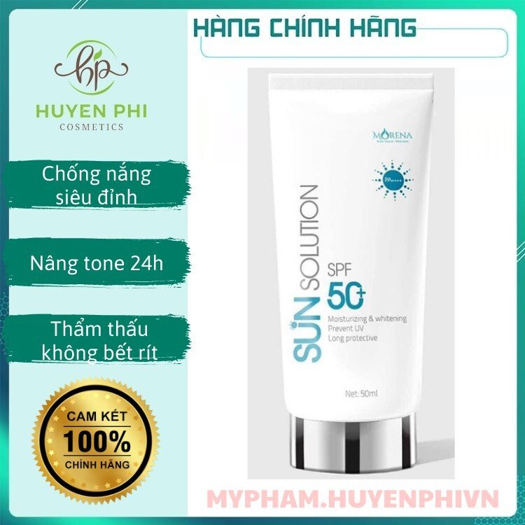 Kem Chống Nắng Morena Huyền Phi - Bảo Vệ Da, Nâng Tone, Thẩm Thấu Không Bết Rít 23 Kem Chống Nắng Morena Huyền Phi - Bảo Vệ Da, Nâng Tone, Thẩm Thấu Không Bết Rít