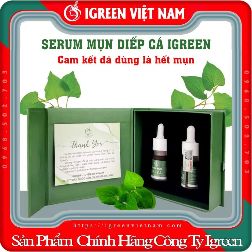 Serum Diếp Cá IGREEN, Giải Pháp Tự Nhiên Cho Da Mụn và Da Nhờn 5 Serum Diếp Cá IGREEN, Giải Pháp Tự Nhiên Cho Da Mụn và Da Nhờn