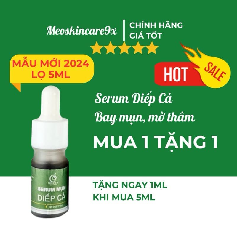 Serum Diếp Cá IGREEN Giải Pháp Hoàn Hảo Cho Da Mụn Thâm 1 Serum Diếp Cá IGREEN Giải Pháp Hoàn Hảo Cho Da Mụn Thâm