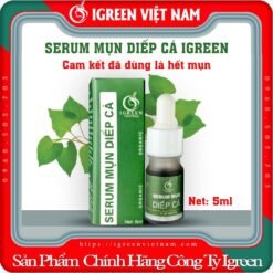 Serum Diếp Cá IGREEN, Giải Pháp Tự Nhiên Cho Da Mụn và Da Nhờn 12 Serum Diếp Cá IGREEN, Giải Pháp Tự Nhiên Cho Da Mụn và Da Nhờn