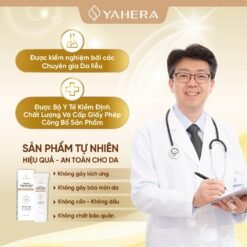 Kem chống nắng phổ rộng nâng tone 5 màng lọc YAHERA SPF50+ PA 13 Kem chống nắng phổ rộng, nâng tone, 5 màng lọc YAHERA SPF50+ PA, Premium Sun, Cream Broad Spectrum SPF50+ PA++++ 50g