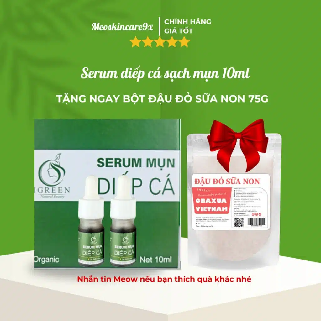 Serum Diếp Cá IGREEN: Giải Pháp Hiệu Quả cho Da Mụn Ẩn và Thâm 1 Serum Diếp Cá IGREEN: Giải Pháp Hiệu Quả cho Da Mụn Ẩn và Thâm