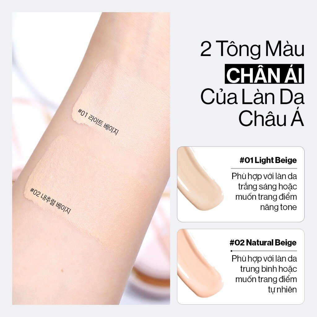 Phấn nước GLAMRR Q LONG WEAR DD CUSHION 22 Phấn nước GLAMRR Q LONG WEAR DD CUSHION