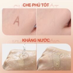 SACE LADY Kem Che Khuyết Điểm Chống Thấm Nước 5.6g - Hiệu Chỉnh Màu Da Hoàn Hảo 15 SACE LADY, Kem Che Khuyết Điểm Chống Thấm Nước