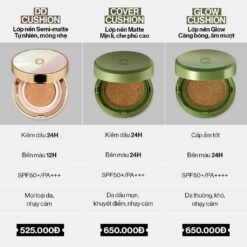 Siêu Phấn Nước Che Phủ GLAMRR Q Vegan Super Cover 17 Phấn nước BB Cushion SACE LADY