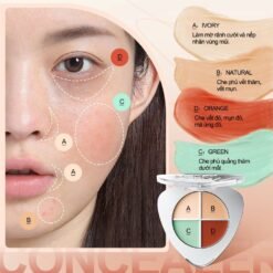 SACE LADY Kem Che Khuyết Điểm Chống Thấm Nước 5.6g - Hiệu Chỉnh Màu Da Hoàn Hảo 9 SACE LADY, Kem Che Khuyết Điểm Chống Thấm Nước
