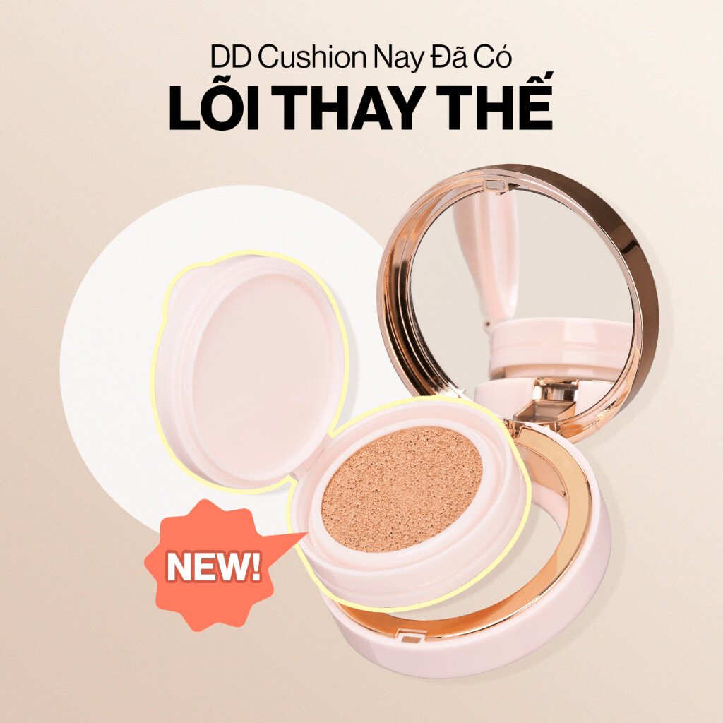 Phấn nước GLAMRR Q LONG WEAR DD CUSHION 3 Phấn nước GLAMRR Q LONG WEAR DD CUSHION