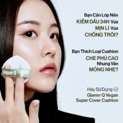 Siêu Phấn Nước Che Phủ GLAMRR Q Vegan Super Cover 11 Siêu Phấn Nước Che Phủ GLAMRR Q Vegan Super Cover
