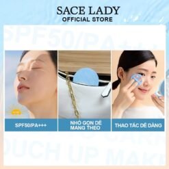 Phấn nước BB Cushion SACE LADY - Lâu trôi chống thấm nước trang điểm mặt 15 Phấn nước BB Cushion SACE LADY