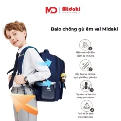 Balo Chống Gù Midaki – Bảo Vệ Cột Sống, Đồng Hành Cùng Bé Đến Trường 11 Balo Chống Gù Midaki – Bảo Vệ Cột Sống, Đồng Hành Cùng Bé Đến Trường