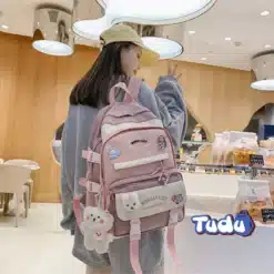 Balo Nữ Tudu Phong Cách Hàn Quốc - Mẫu Bán Chạy Cho Học Sinh, Sinh Viên 11 Balo Đi Học Nữ Tudu Ba Lô Học Sinh Phong Cách Hàn Quốc Ulzzang Vải Chống Nước
