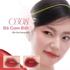Son COLORKEY Watery Tint Lì Mịn Nhẹ Môi, Không Dính Cốc, Lâu Trôi 2.5g 14 Son COLORKEY Watery Tint